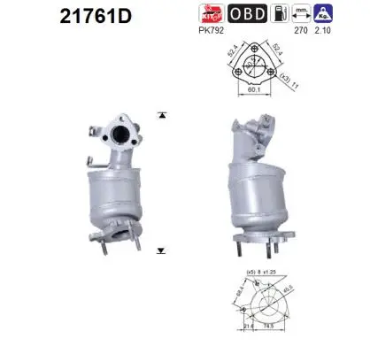 Catalytic Converter (21761D)