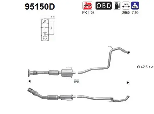 Catalytic Converter (95150D)