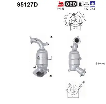 Catalytic Converter (95127D)