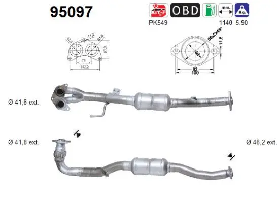 Catalytic Converter (95097)