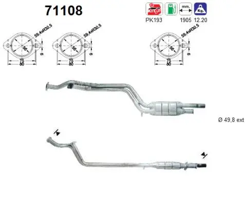 Catalytic Converter (71108)