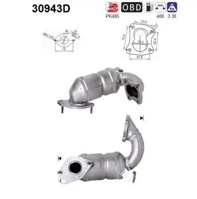 Catalytic Converter (30943D)