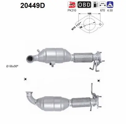 Catalytic Converter (20449D)