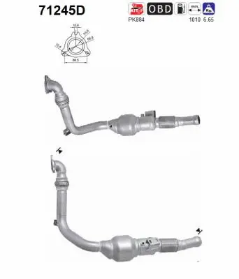 Catalytic Converter (71245D)