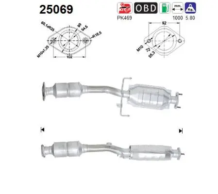 Catalytic Converter (25069)