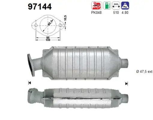 Catalytic Converter (97144)