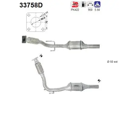Catalytic Converter (33758D)