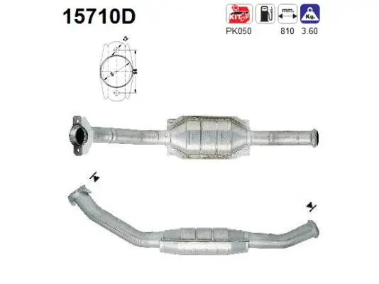 Catalytic Converter (15710D)