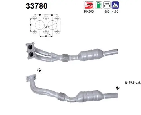 Catalytic Converter (33780)
