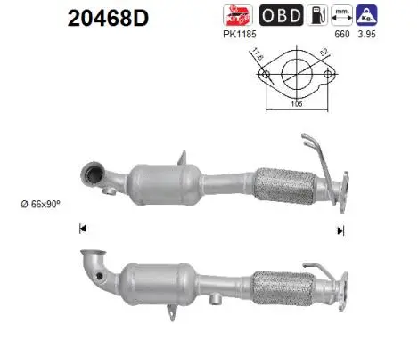 Catalytic Converter (20468D)