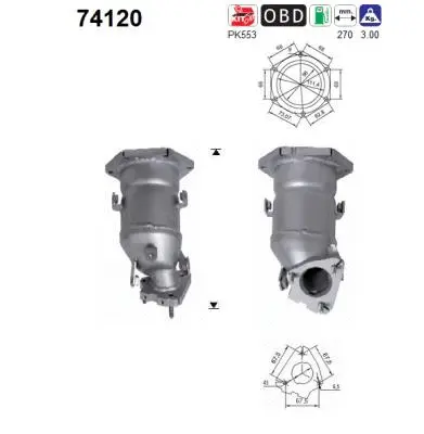 Catalytic Converter (74120)