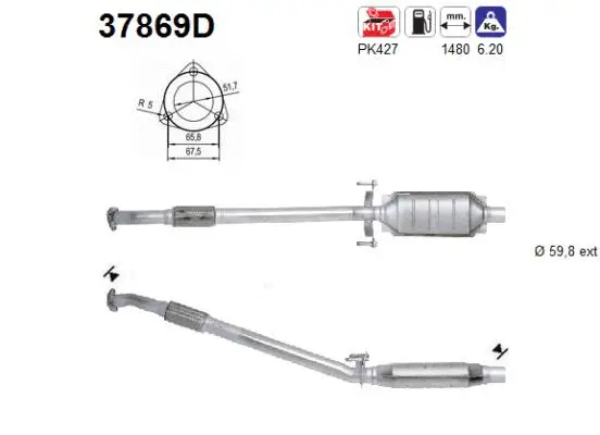 Catalytic Converter (37869D)