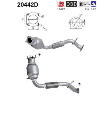 Catalytic Converter (20442D)