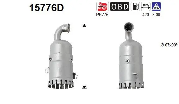 Catalytic Converter (15776D)
