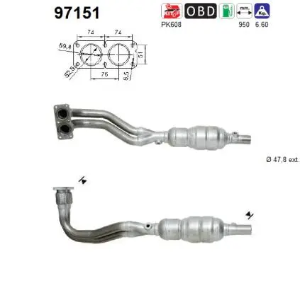 Catalytic Converter (97151)