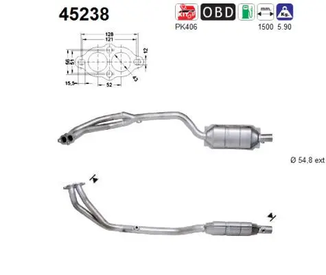 Catalytic Converter (45238)