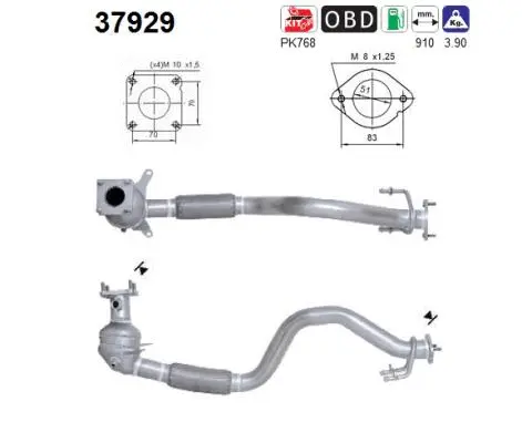 Catalytic Converter (37929)