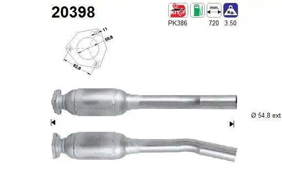 Catalytic Converter (20398)