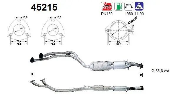 Catalytic Converter (45215)