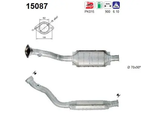 Catalytic Converter (15087)