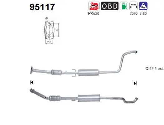 Catalytic Converter (95117)
