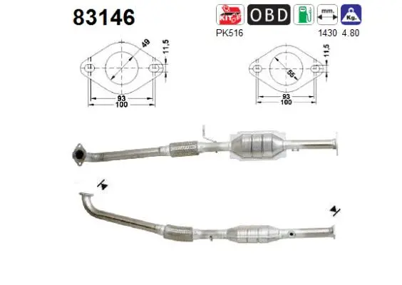 Catalytic Converter (83146)