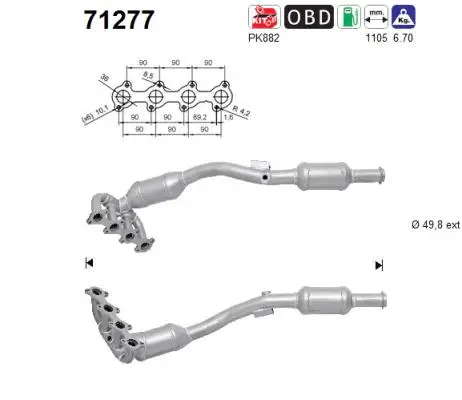 Catalytic Converter (71277)
