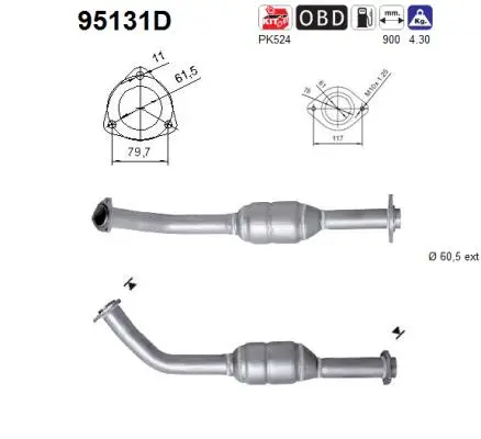 Catalytic Converter (95131D)