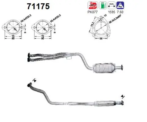Catalytic Converter (71175)