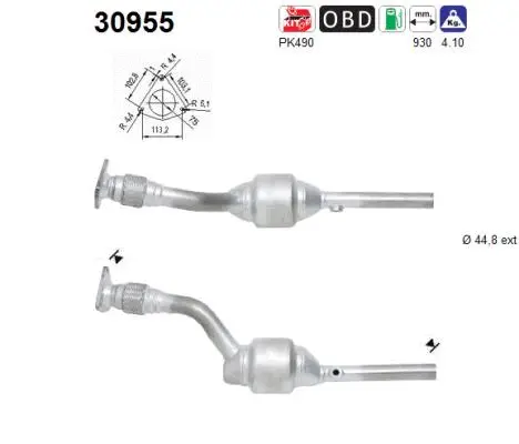 Catalytic Converter (30955)