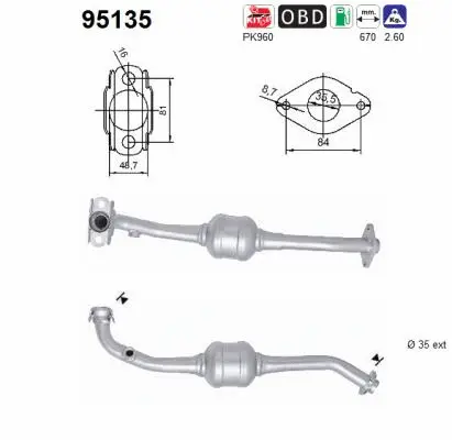 Catalytic Converter (95135)