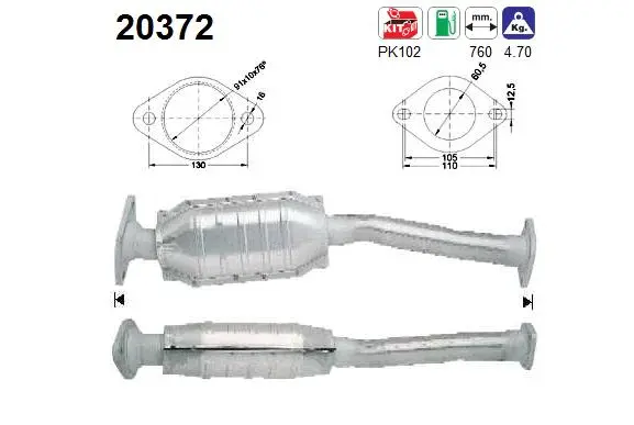 Catalytic Converter (20372)