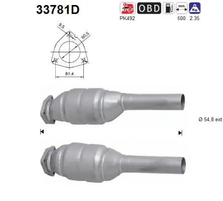 Catalytic Converter (33781D)