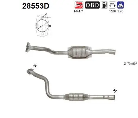 Catalytic Converter (28553D)