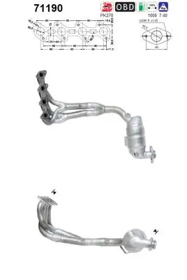 Catalytic Converter (71190)