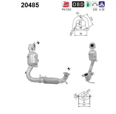 Catalytic Converter (20485)
