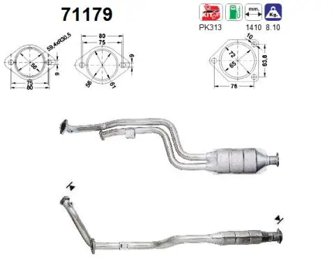Catalytic Converter (71179)