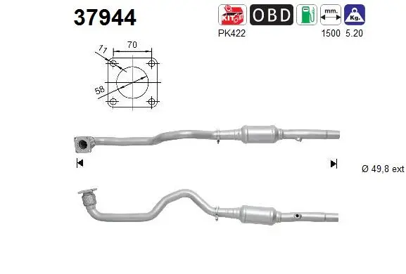 Catalytic Converter (37944)