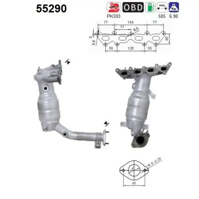 Catalytic Converter (55290)