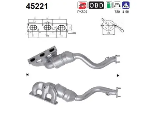 Catalytic Converter (45221)
