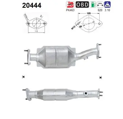Catalytic Converter (20444)