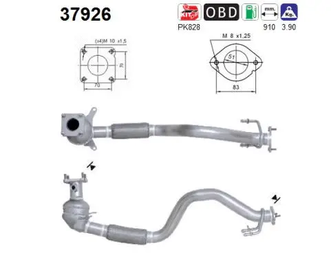 Catalytic Converter (37926)
