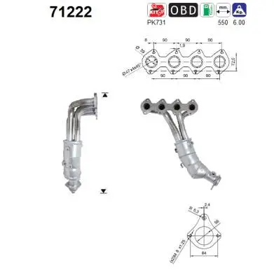 Catalytic Converter (71222)