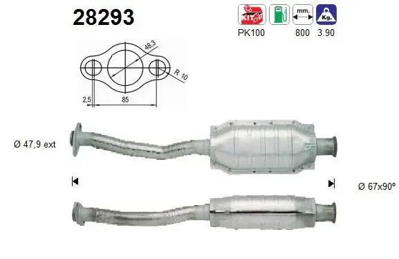 Catalytic Converter (28293)