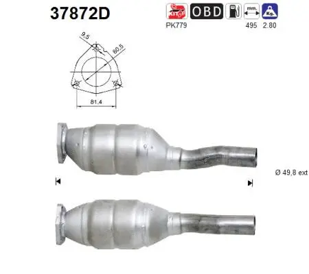 Catalytic Converter (37872D)