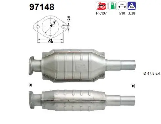 Catalytic Converter (97148)