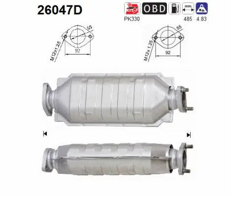Catalytic Converter (26047D)