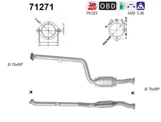Catalytic Converter (71271)