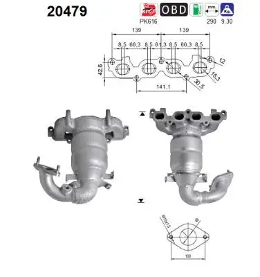 Catalytic Converter (20479)