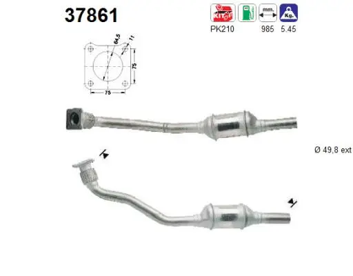 Catalytic Converter (37861)